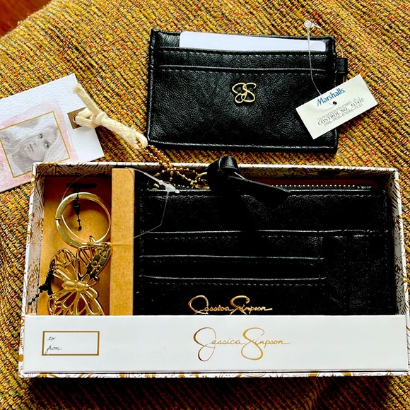 BRAND NEW Jessica Simpson Wallet and card slot and Key chain set - Picture 1 of 12